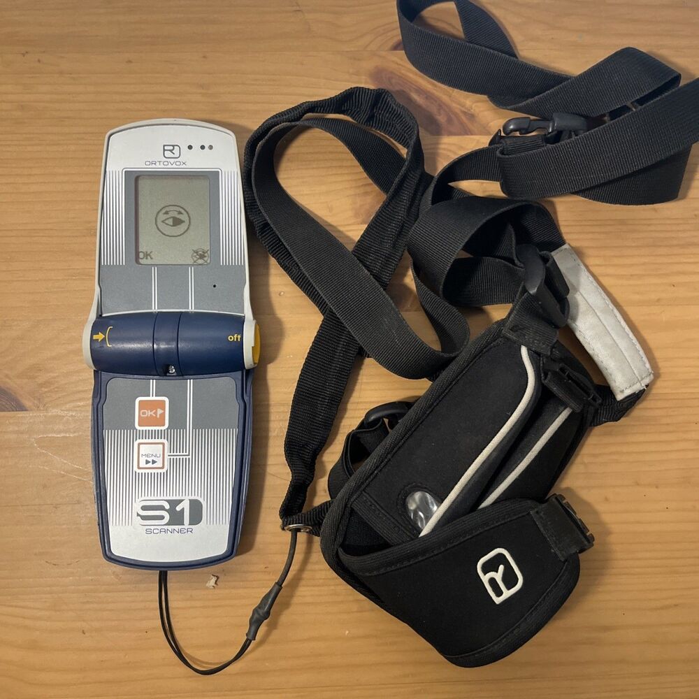 Ortovox S1 Avalanche Transceiver With Carrying Case Strap